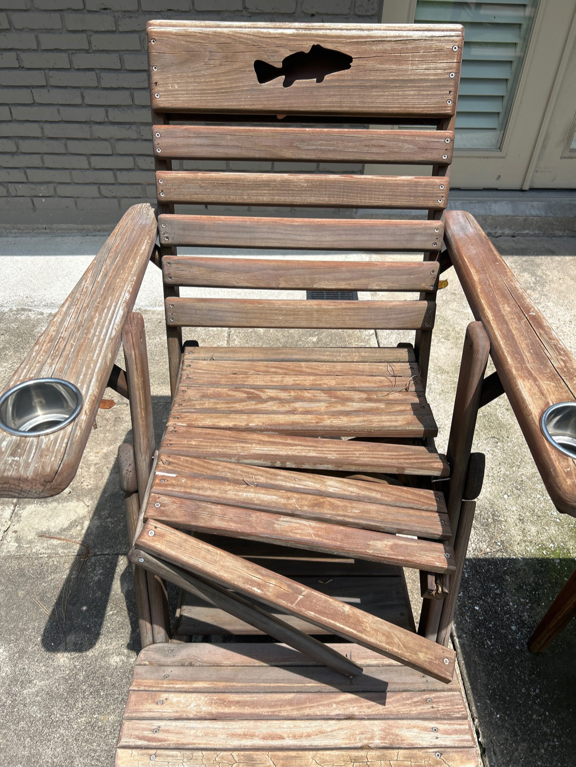 Patio Chair Repair - BEFORE