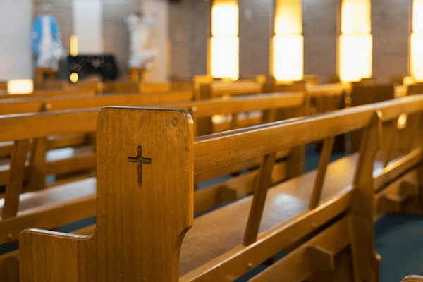 Wooden Church Pews